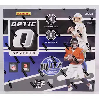 2021 Panini Donruss Optic NFL Football H2 Hybrid Hobby Box - Pastime Sports & Games