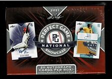 2021 Leaf Perfect Game National Pastime Baseball Hobby Box - Pastime Sports & Games