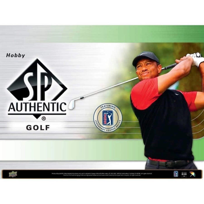 2021 Upper Deck SP Authentic Golf Hobby Box - Pastime Sports & Games