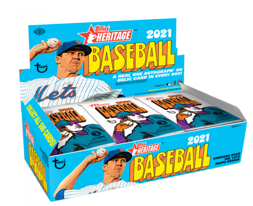 2021 Topps Heritage Baseball Hobby Box - Pastime Sports & Games