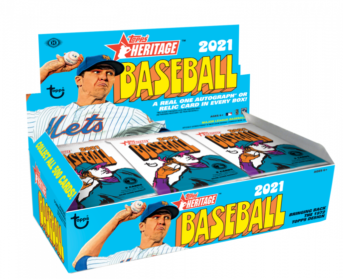 2021 Topps Heritage Baseball Hobby Box - Pastime Sports & Games