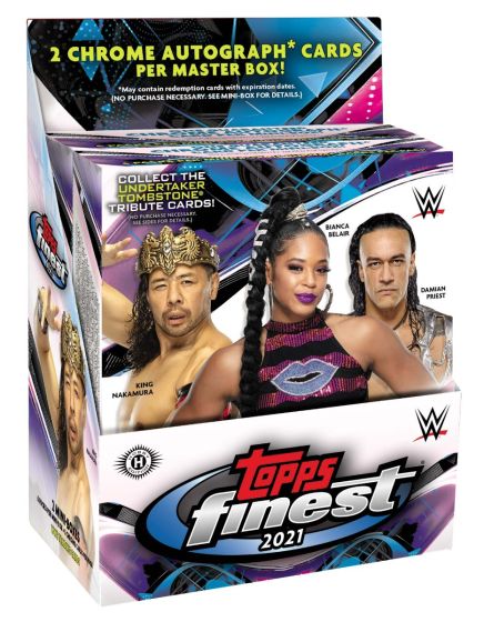2021 Topps WWE Finest Hobby Box - Pastime Sports & Games