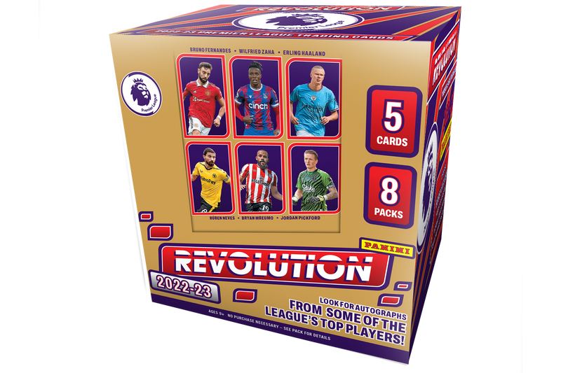 2022/23 Panini Revolution Premier League Soccer Hobby Box - Pastime Sports & Games
