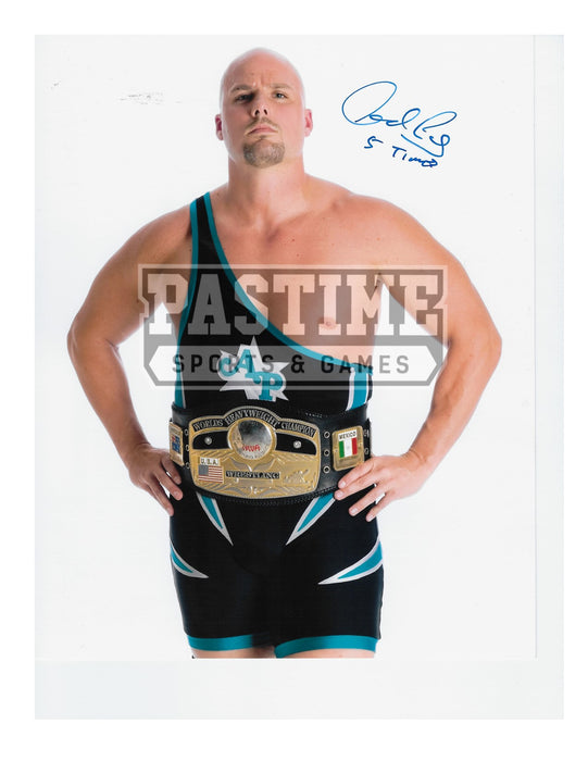 Adam Pearce Autographed Wrestling Photo 8x10 - Pastime Sports & Games