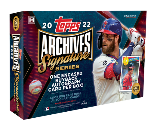 2022 Topps Archives Signature Series Active Player Edition MLB Baseball Hobby Box - Pastime Sports & Games