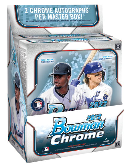 2022 Topps Bowman Chrome Baseball Hobby Box - Pastime Sports & Games