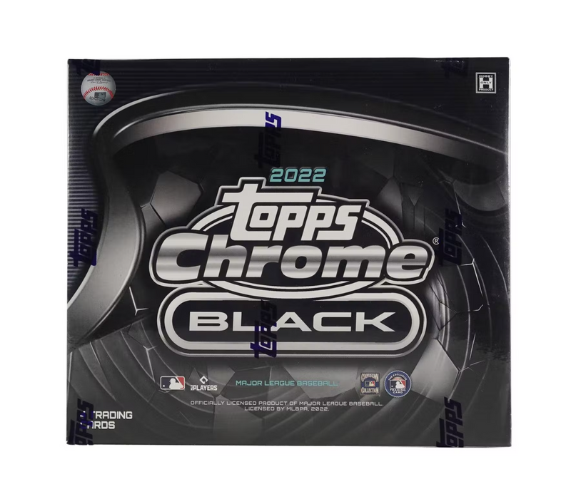 2022 Topps Chrome Black MLB Baseball Hobby Box / Case - Pastime Sports & Games