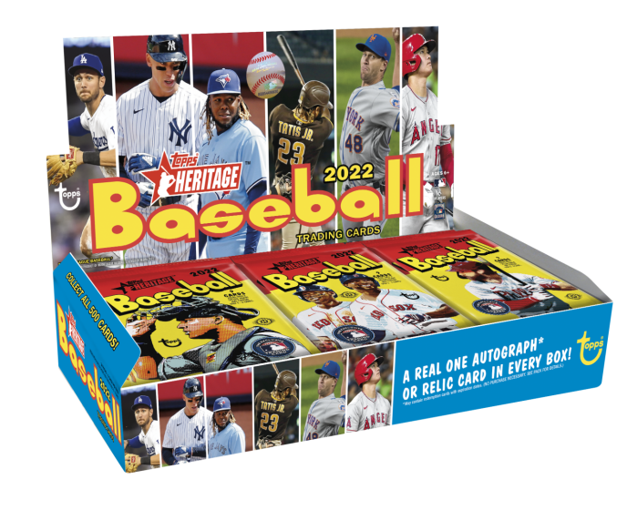 2022 Topps Heritage MLB Baseball Hobby Box - Pastime Sports & Games