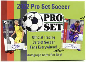 2022 Leaf Pro Set Soccer Hobby Box - Pastime Sports & Games