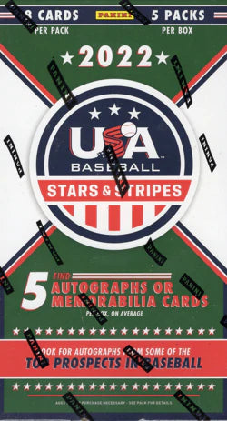 2022 Panini USA Stars & Stripes Baseball Hobby Box - Pastime Sports & Games