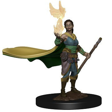 D&D Icons of the Realms Premium Pre-Painted Figure - Elf Female Druid - Pastime Sports & Games