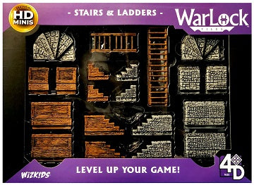 Warlock 4D Tiles Stairs & Ladders - Pastime Sports & Games