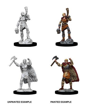 Nolzur's Marvelous Minis Female Human Barbarian (90056) - Pastime Sports & Games