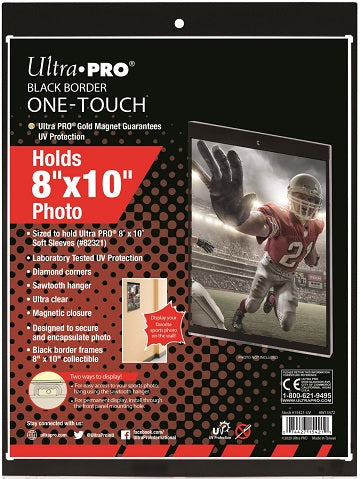 Ultra Pro 8"x10" Photo Black Border One-Touch - Pastime Sports & Games