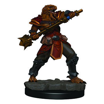 D&D Icons of the Realms Premium Miniature Male Dragonborn Fighter (93015) - Pastime Sports & Games