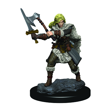 D&D Icons of the Realms Premium Miniatures Female Human Barbarian - Pastime Sports & Games
