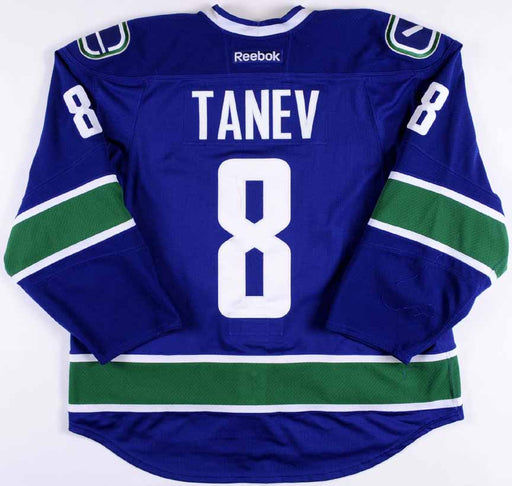 2015/16 Vancouver Canucks Chris Tanev Reebok Home Blue Jersey - Pastime Sports & Games