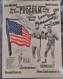 1965 Program Of The Champions Fighting Collector's Item - Pastime Sports & Games