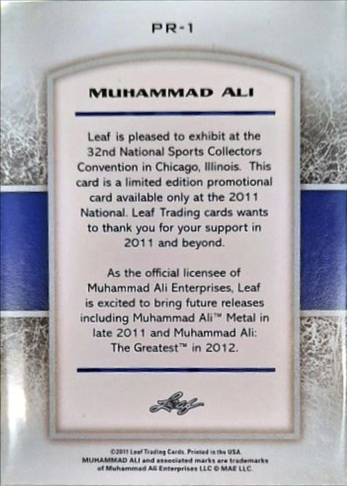 2020 Leaf Muhammad Ali Card - Pastime Sports & Games