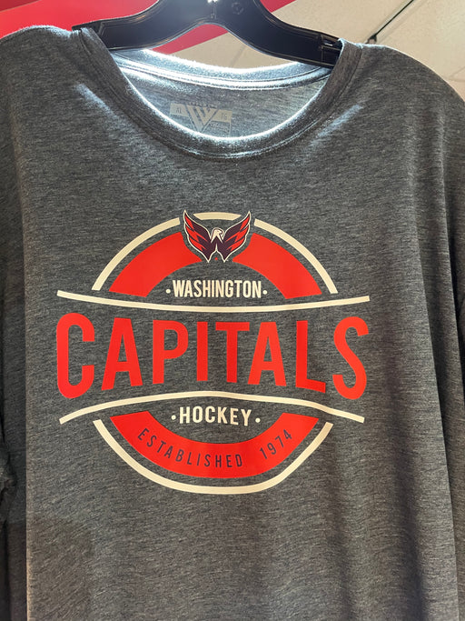Washington Capitals Level Wear Grey T-Shirt - Pastime Sports & Games