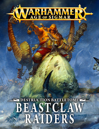 Warhammer Age Of Sigmar Destruction Battletome Beastclaw Raiders Paperback (95-01-60) - Pastime Sports & Games