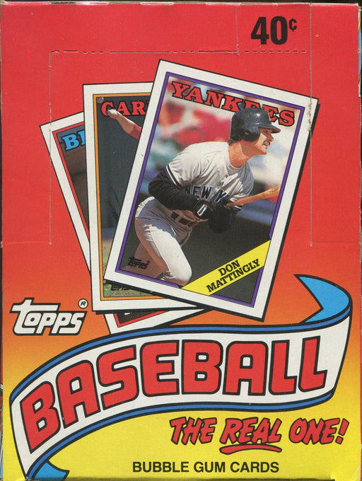 1988 Topps Baseball Wax - Pastime Sports & Games