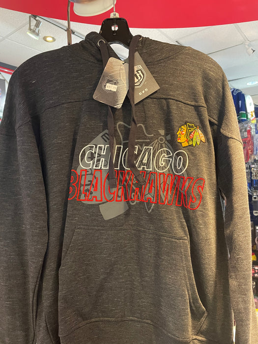 Chicago Blackhawks Hockey Fleece Hoodie (Grey OTH) - Pastime Sports & Games