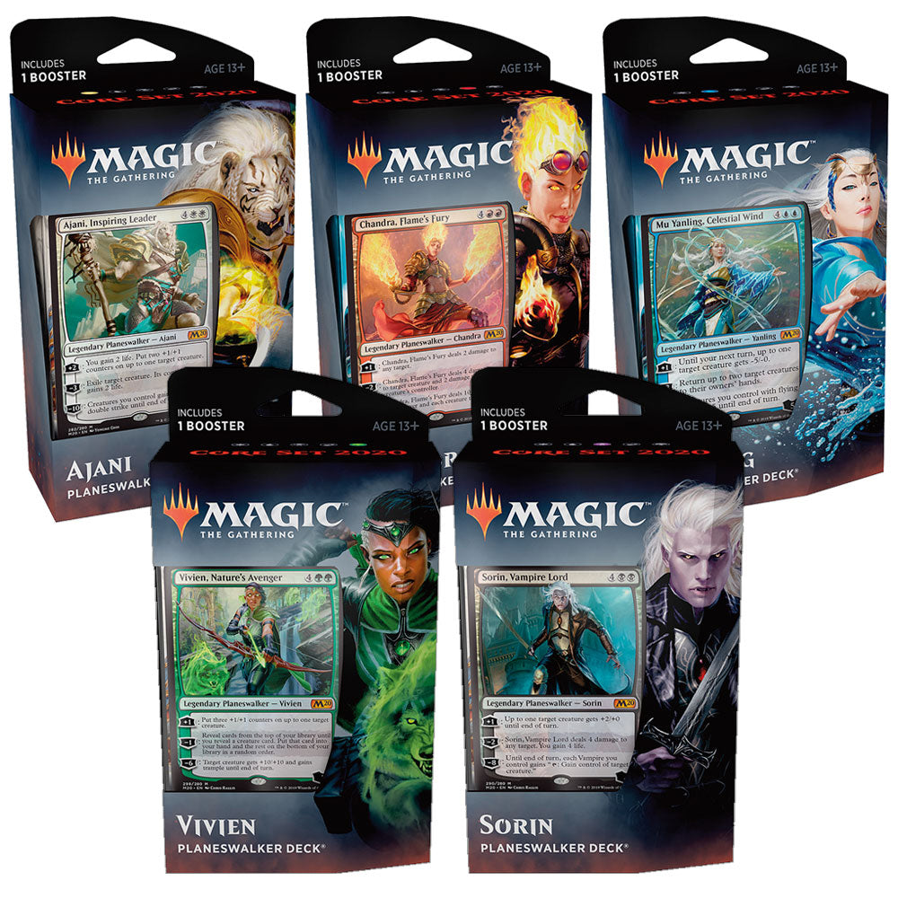 Magic the Gathering Core Set 2020 Planeswalker Deck - Pastime Sports & Games