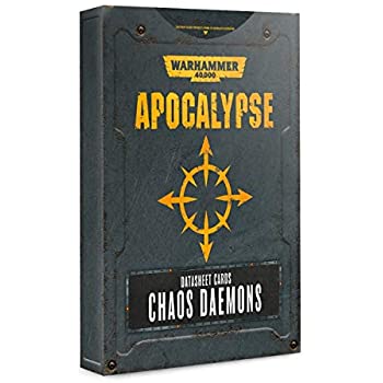 Warhammer 40,000 Apocalypse Datasheet Cards Chaos Daemons (97-49-60) - Pastime Sports & Games