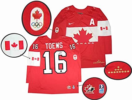 Jonathan Toews Autographed Team Canada Nike Jersey - Pastime Sports & Games