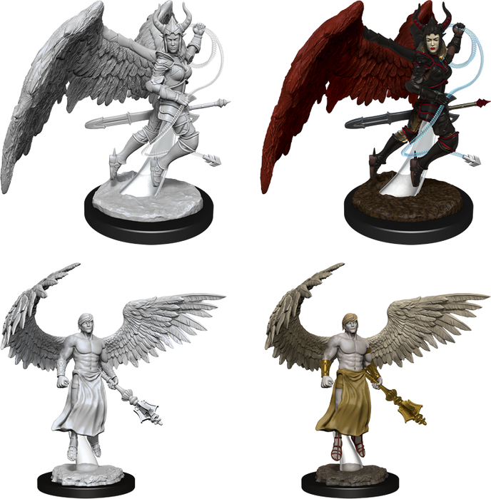 Nolzur's Marvelous Minis Deva & Erinyes (90157) - Pastime Sports & Games