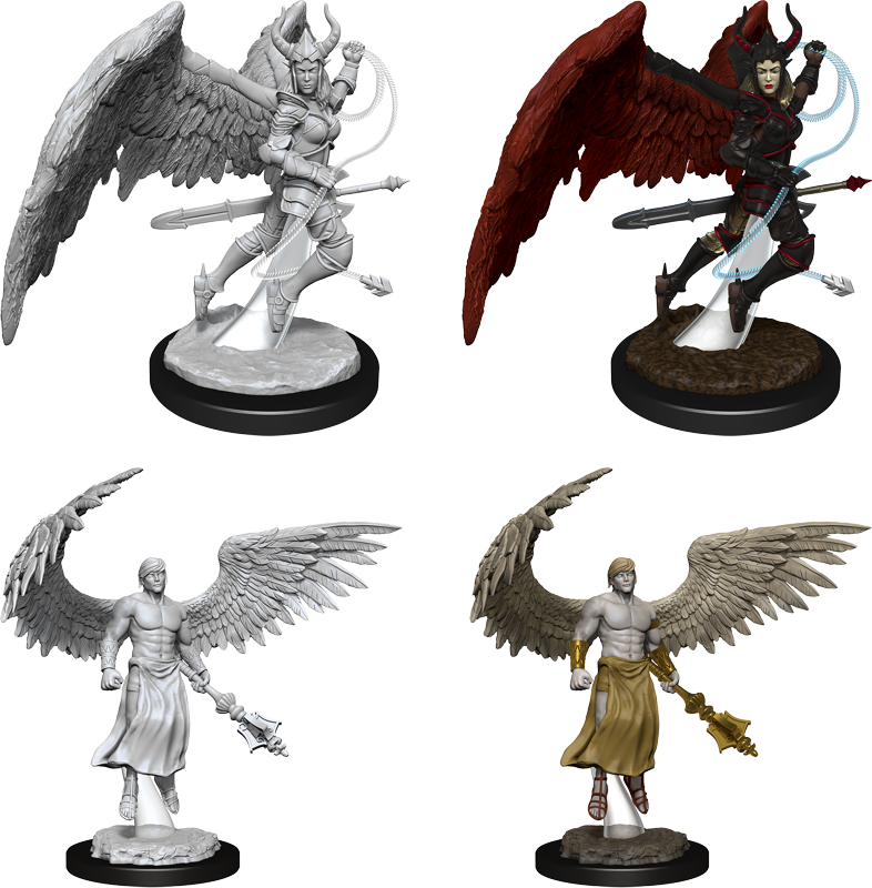 Nolzur's Marvelous Minis Deva & Erinyes (90157) - Pastime Sports & Games