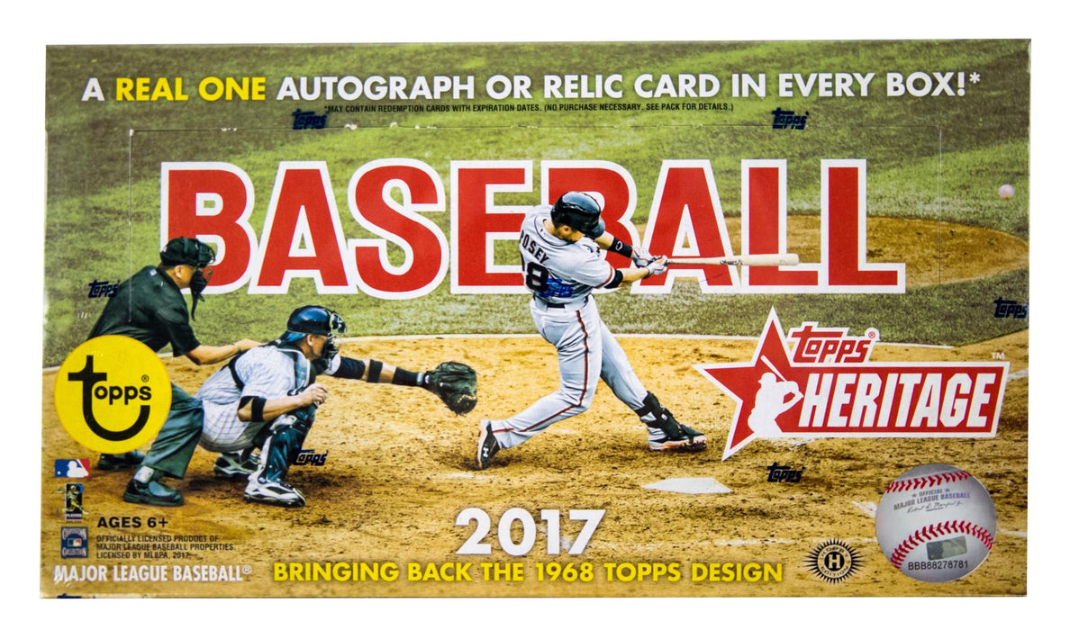 2017 Topps Heritage Baseball Hobby - Pastime Sports & Games