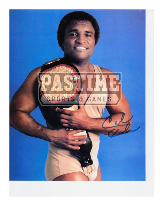 Carlos Colon Photo Autographed Wrestling 8x10 - Pastime Sports & Games