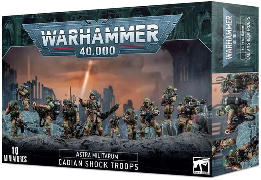 Warhammer 40,000 Astra Militarum Cadian Shock Troops (47-33) - Pastime Sports & Games