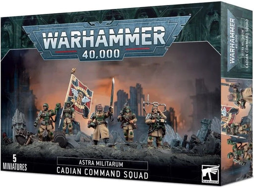 Warhammer 40,000 Astra Militarum Cadian Command Squad (47-09) - Pastime Sports & Games