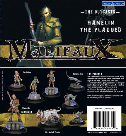 Malifaux The Outcasts Hamelin the Plagued (WYR5047) - Pastime Sports & Games