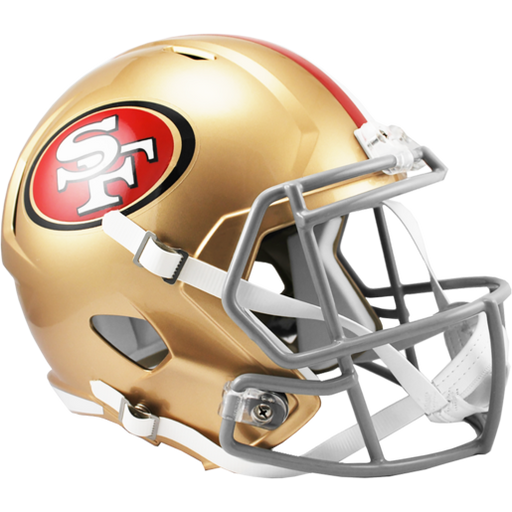 San Francisco 49ers Speed Replica Helmet - Pastime Sports & Games