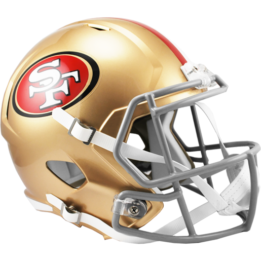 San Francisco 49ers Speed Replica Helmet - Pastime Sports & Games