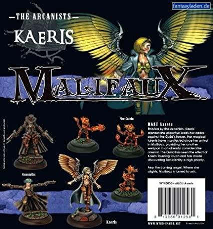 Malifaux The Arcanists Kaeris M&SU Assets (WYR3038) - Pastime Sports & Games