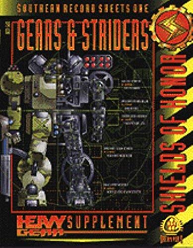 Heavy Gear Southern Record Sheets 1 Gears & Striders - Pastime Sports & Games