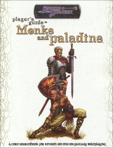 Sword & Sorcery: Player's Guide To Monks And Paladins - Pastime Sports & Games