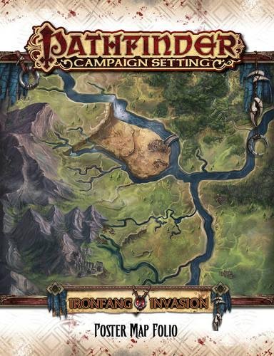 Pathfinder Ironfang Invasion Poster Map Folio - Pastime Sports & Games