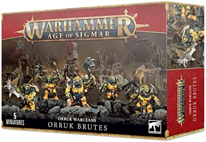 Warhammer Age Of Sigmar Orruk Warclans Orruk Brutes (89-29) - Pastime Sports & Games