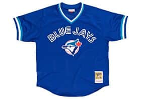 1993 Toronto Blue Jays Roberto Alomar Mitchell & Ness Blue Baseball Jersey - Pastime Sports & Games