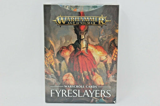 Warhammer Age Of Sigmar Fyreslayers Warscroll Cards (84-04-60) - Pastime Sports & Games