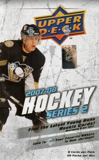 2007/08 Upper Deck Series Two NHL Hockey Hobby Box - Pastime Sports & Games