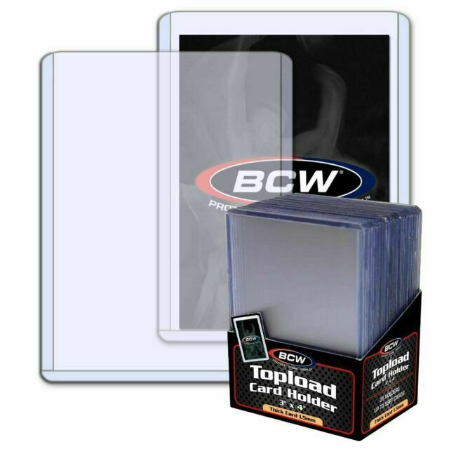 BCW Topload Top Load Card Holder 3"X4" - Pastime Sports & Games
