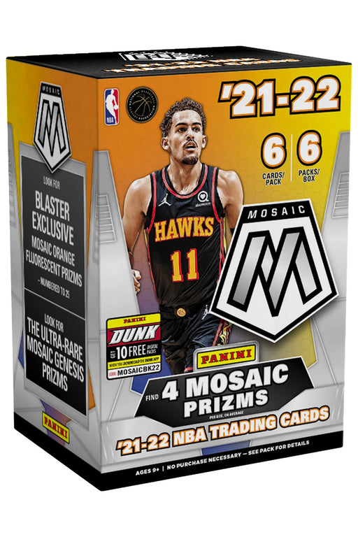 2021/22 Panini Mosaic NBA Basketball Blaster Box / Case - Pastime Sports & Games