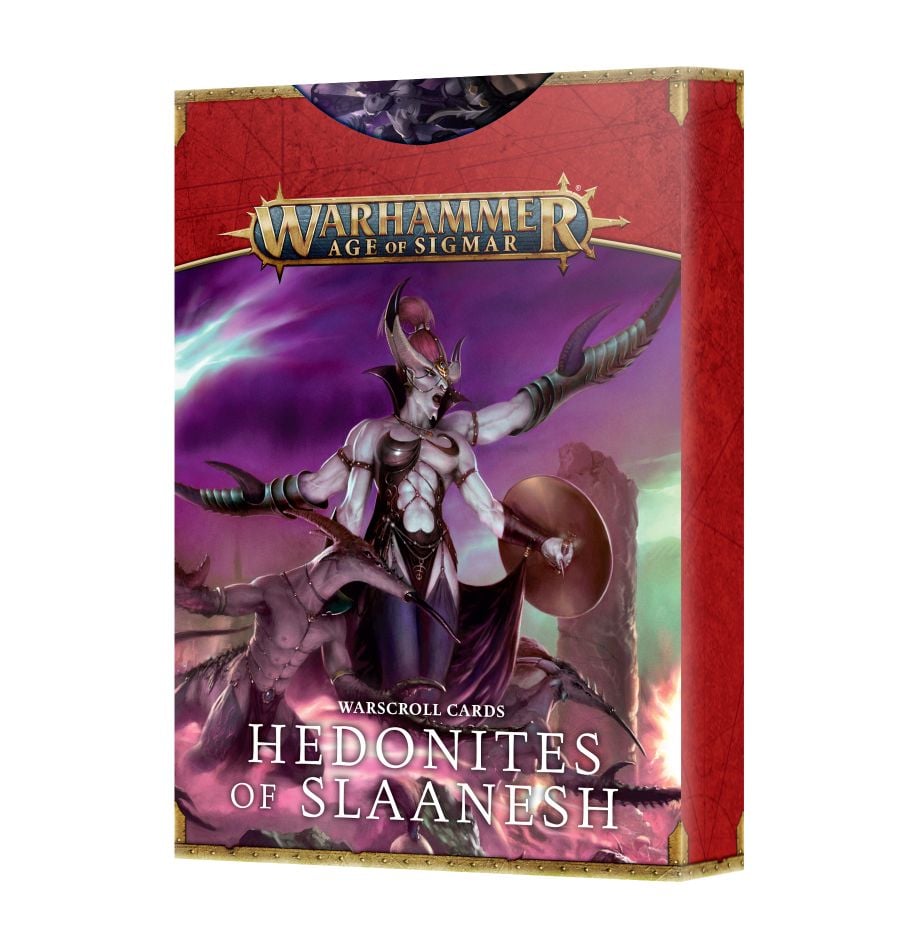 Warhammer Age Of Sigmar Warscroll Cards Hedonites Of Slaanesh (83-71) - Pastime Sports & Games